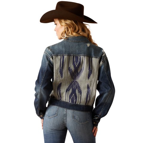 Ariat Women's Chimayo Aztec & Burbank Denim Jacket - 10046724 - S