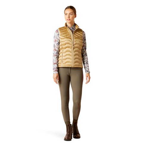 Ariat Women's Ideal Iridescent Fields of Rye Down Vest - 10046769 - L