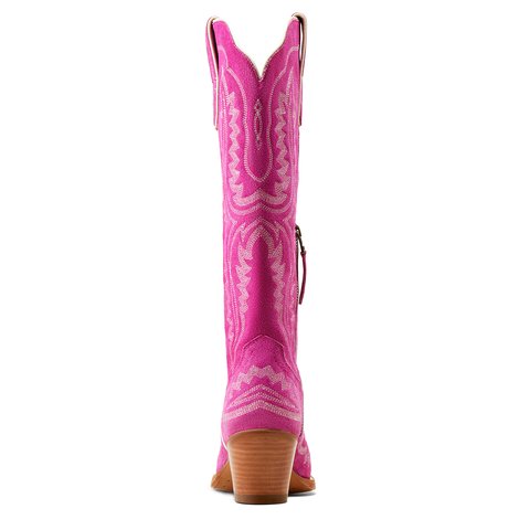 Ariat Women's 16" Casanova Haute Pink Suede X Toe Western Boot - 10046859 - 5.5B