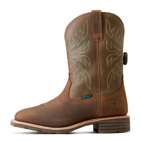 Ariat Men's Hybrid Rancher BOA 11" Acorn Brown Waterproof Western Boot - 10046933 - 7D