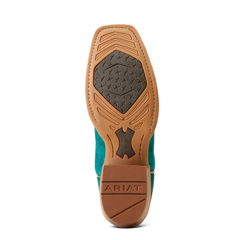 Ariat Women's 13" Derby Monroe Ancient Turquoise Cutter Toe Western Boot - 10047046 - 5.5B