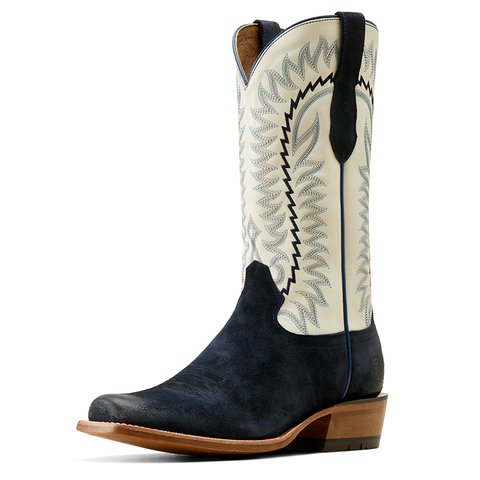 Ariat Men's 13" Futurity Time Polo Blue Square Toe Western Boot - 10047718 - 7D