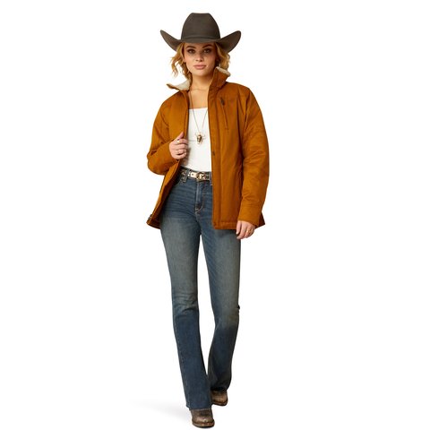 Ariat Women's Grizzly Insulated Chestnut Brown Jacket - 10047767 - XS