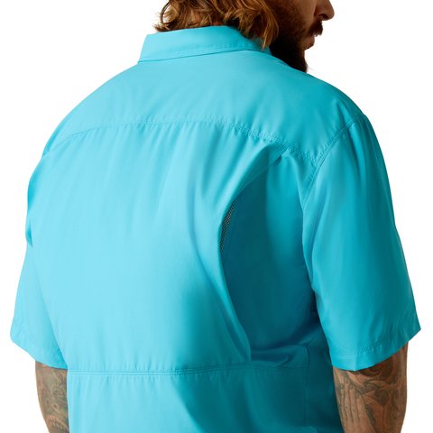 Ariat Men's VentTEK Outbound Classic Fit Shirt - Turquoise Reef - 10048734 - 3XL