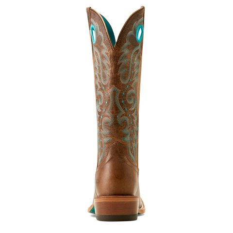 Ariat Women's 13" Frontier Boon Pecan Brown Cutter Toe Western Boot - 10050889 - 5.5B