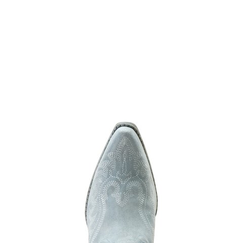 Ariat Women's Chandler Baby Blue Suede 7" Western Boot - 10050898 - 5.5B