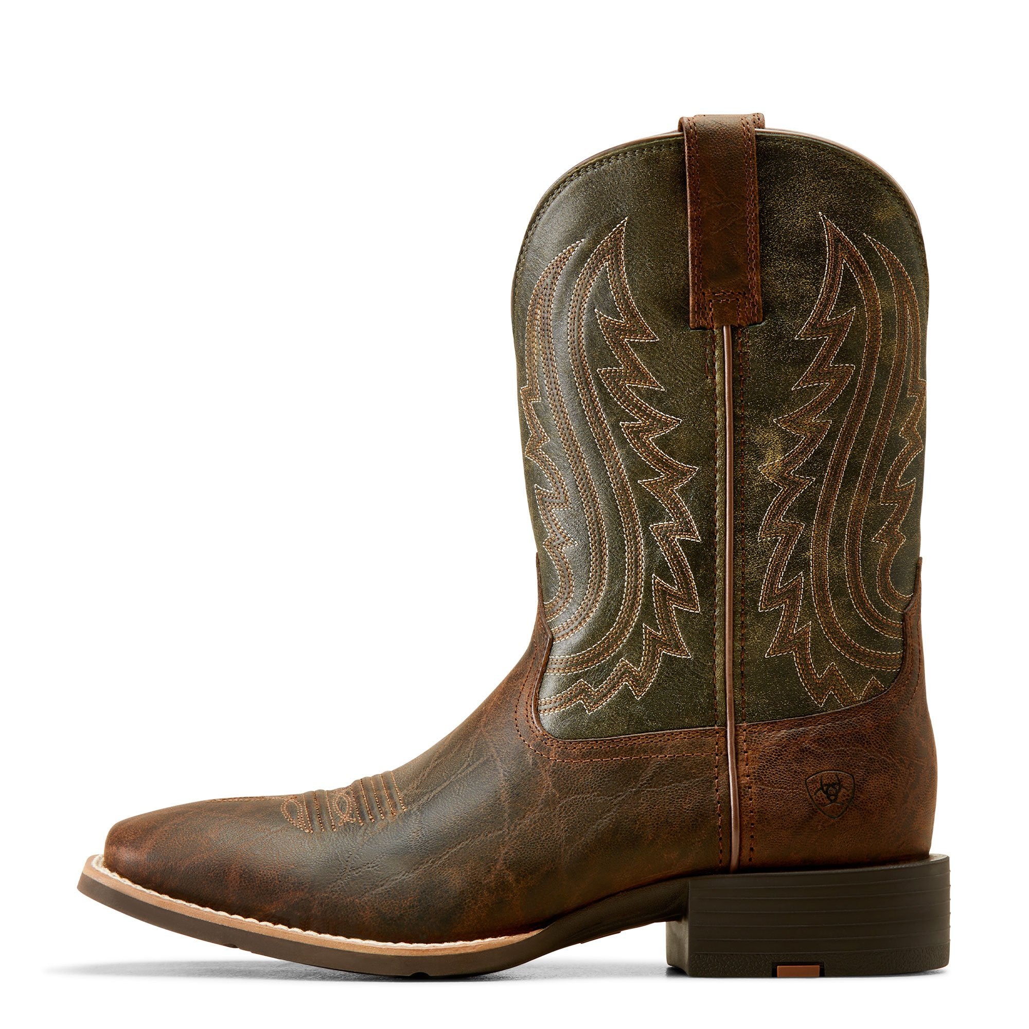 Ariat Men's 11" Mahogany Elephant Print Sport Big Country Wide Square Toe Western Boot - 10050935 - 6EE