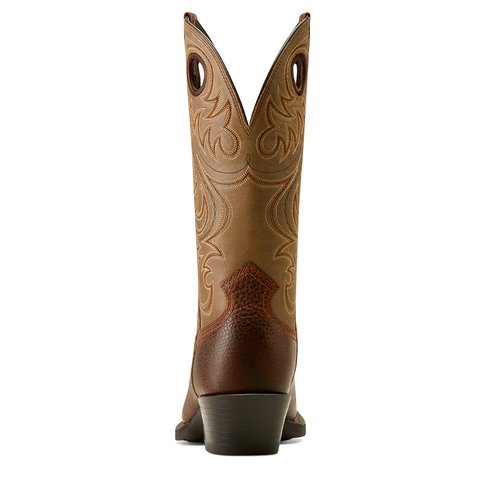 Ariat Men's Sport 13" Brown Oiled Rowdy Square Toe Western Boot - 10050992 - 10.5D