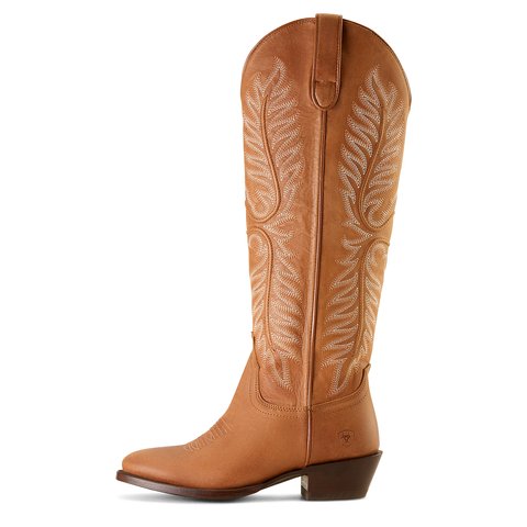 Ariat Women's 18" Belle Stretch Fit Light Acorn Western Boot - 10051000 - 5.5B