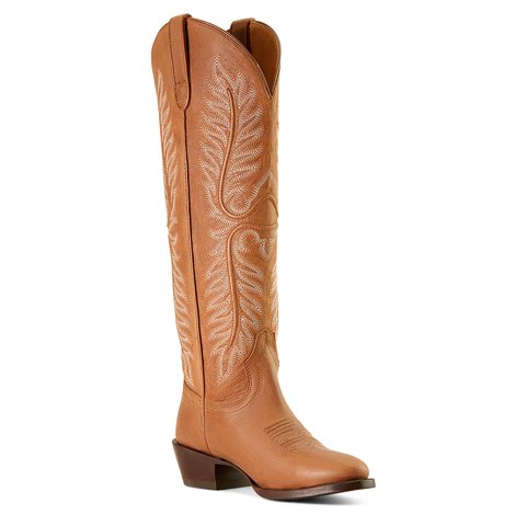 Ariat Women's 18" Belle Stretch Fit Light Acorn Western Boot - 10051000 - 5.5B