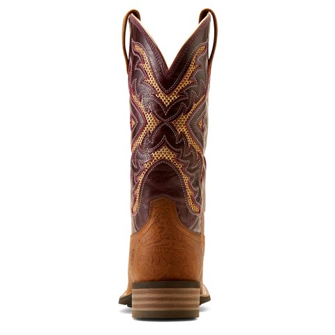 Ariat Women's 11" San Angelo Tooled Toasted Almond VentTEK 360 Western Boot - 10051023 - 5.5B