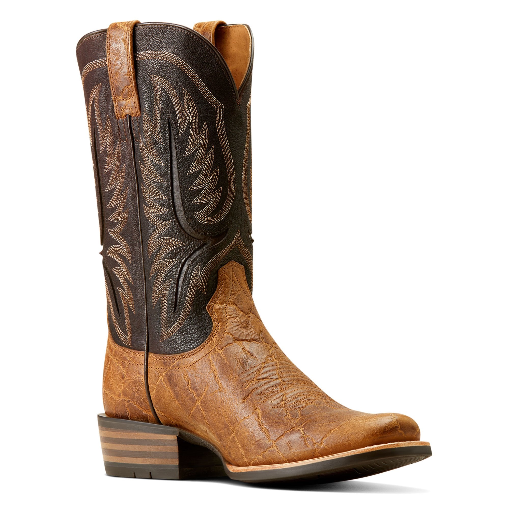 Ariat Men's 12" Stadtler Smoked Tan Narrow Cutter Toe Western Boot - 10051031 - 7D