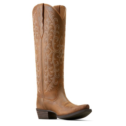 Ariat Women's Tallahassee 16" Brown Bomber Stretch Fit Western Boot - 10051061 - 5.5B