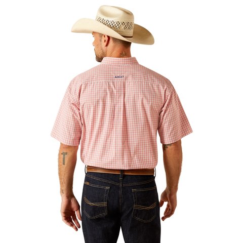 Ariat Men's Pro Series Duke Classic Fit Short Sleeve Shirt - Beacon - 10051278 - XS