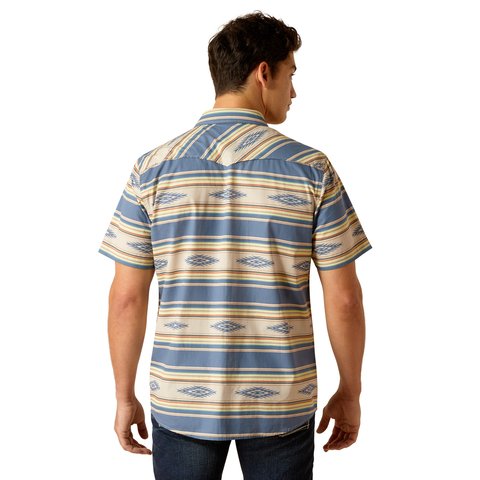 Ariat Men's Hebastian Retro Fit Shirt - Sandshell - 10051304 - XS