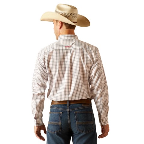 Ariat Men's Wrinkle Free Briggs Classic Fit Long Sleeve Shirt - White - 10051474 - XS