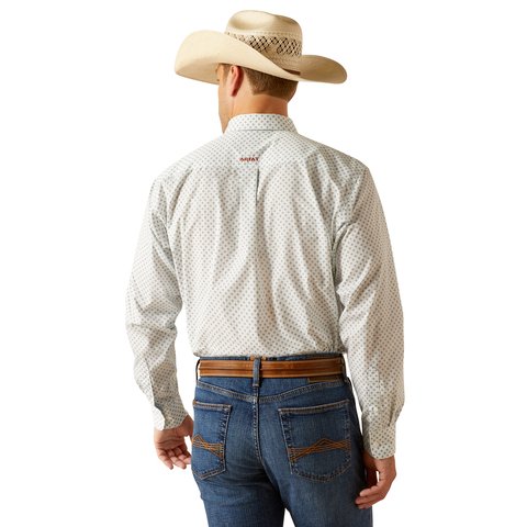 Ariat Men's Wrinkle Free Irving Classic Fit Shirt - White - 10051505 - XS