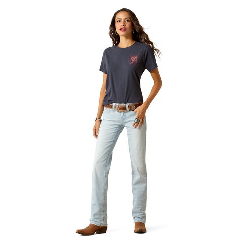 Ariat Women's Low Rise Zayla Straight Jeans - 10051611 - 24S