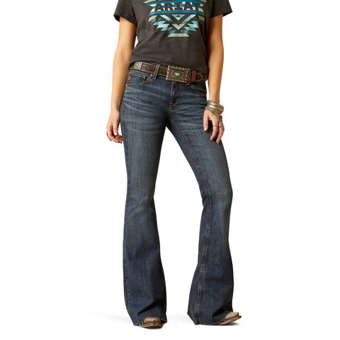 Ariat Women's Perfect Rise Kallie Florida Flare Jeans - 10051839 - 24S