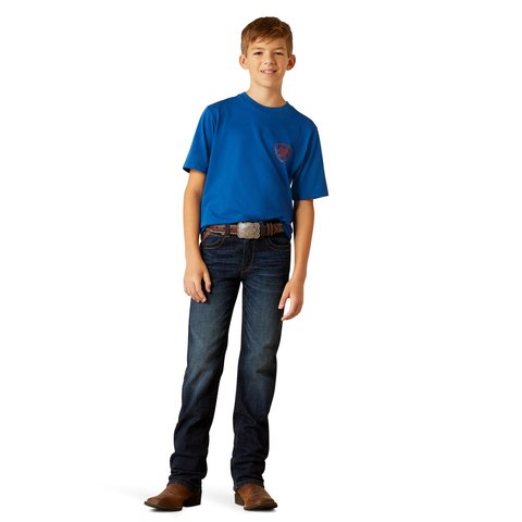 Ariat Boys B5 Slim Romeo Straight Leg Jeans - 10051863 - 7R