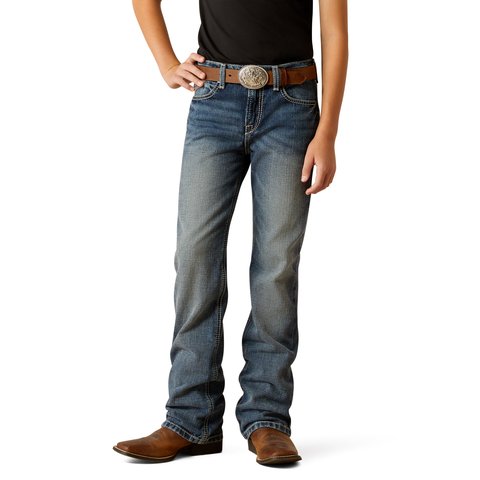 Ariat Boys B4 Relaxed Challenger Boot Cut Jeans - 10051864 - 7R