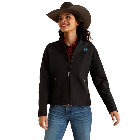 Ariat Women's Black New Team Softshell Jacket - 10051977 - XS