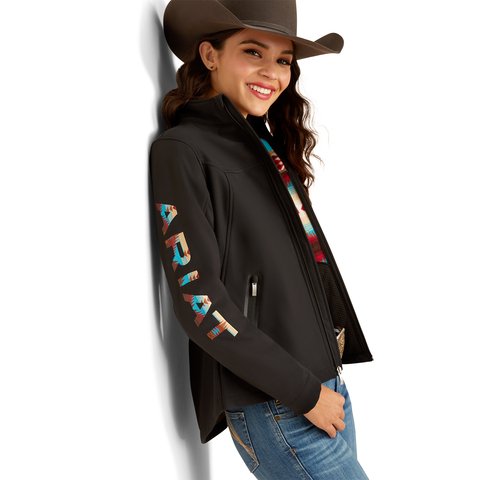 Ariat Women's Black New Team Softshell Jacket - 10051977 - XS