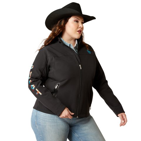 Ariat Women's Black New Team Softshell Jacket - 10051977 - XS