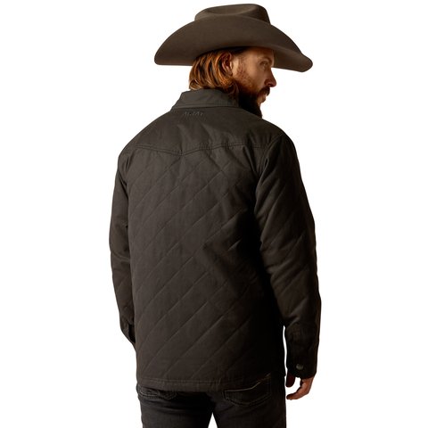 Ariat Men's Black Grizzly Shirt Jacket - 10051990 - XS