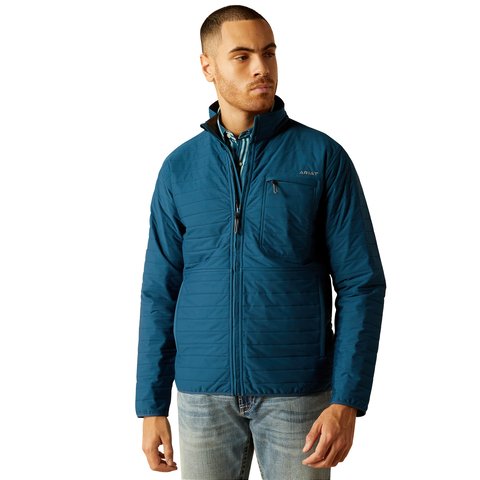 Ariat Men's Wylie Full Zip Teal Jacket - 10052464 - XS