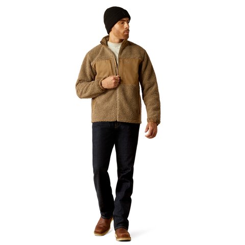 Ariat Men's Brindle Odessa Sherpa Jacket - 10052486 - S