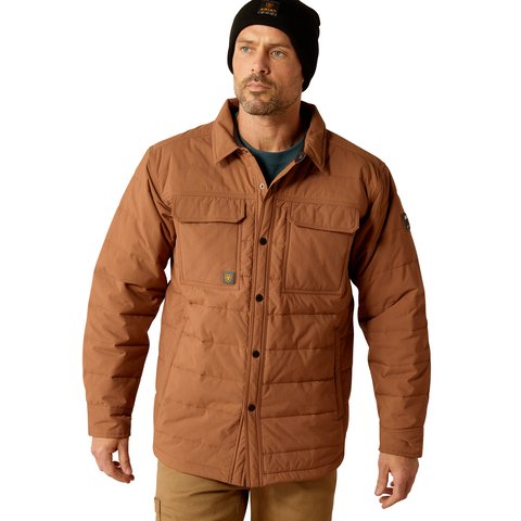 Ariat Men's Rebar Cordura Ripstop Insulated Shirt Jacket - 10052686 - S