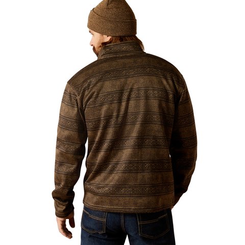 Ariat Men's Wesley Brown Southwest Serape Print Sweatshirt - 10052698 - S