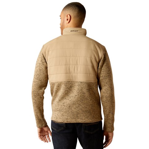 Ariat Men's Caldwell Reinforced Snap Chinchilla Sweater - 10052779 - S