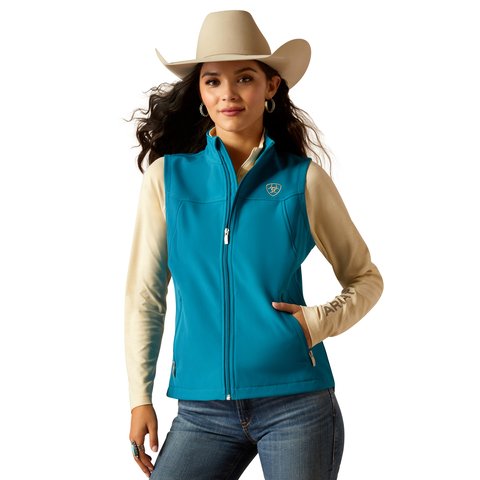 [NEW] Ariat Women's Ocean Depths New Team Softshell Vest - 10052787 - XS