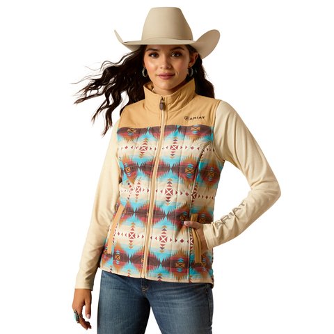 Ariat Women's Serrano Southwest Print Crius Insulated Vest - 10052832 - XS