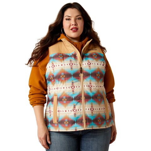 Ariat Women's Serrano Southwest Print Crius Insulated Vest - 10052832 - XS