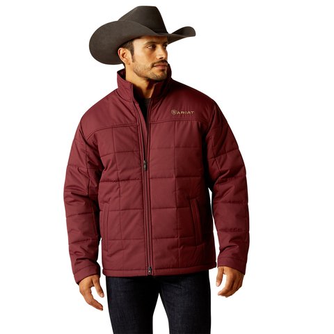 Ariat Men's Windsor Wine Crius Insulated Jacket - 10052868 - S