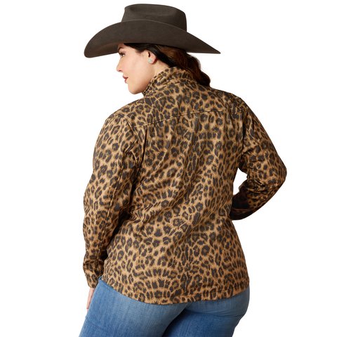 Ariat Women's Lila Leopard New Team Softshell Print Jacket - 10053013 - XS