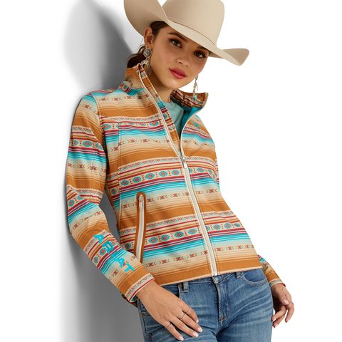 Ariat Women's Fallon Serape Print New Team Softshell Print Jacket - 10053014 - XS