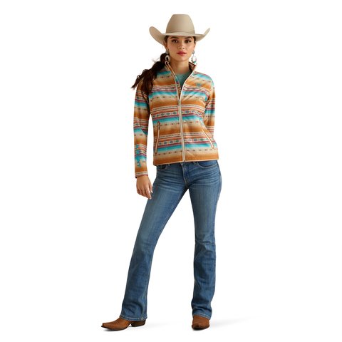 Ariat Women's Fallon Serape Print New Team Softshell Print Jacket - 10053014 - XS