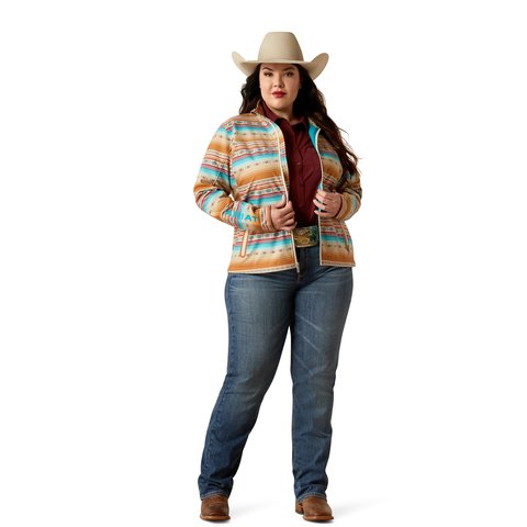 Ariat Women's Fallon Serape Print New Team Softshell Print Jacket - 10053014 - XS