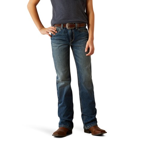 Ariat Boys B4 Relaxed Kelvin Boot Cut Jeans - 10053551 - 7R