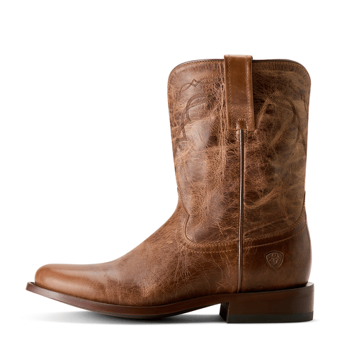 Ariat Men's 10" Downtown Bone Round Toe Western Boot - 10053627 - 7D