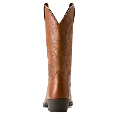 Ariat Men's 13" Cognac Hertitage Round Toe Western Boots - 10053736 - 6D