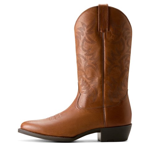 Ariat Men's 13" Cognac Hertitage Round Toe Western Boots - 10053736 - 6D