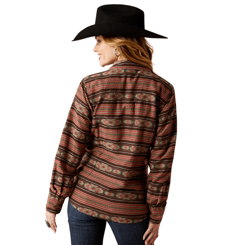 Ariat Women's Everyday Western Soft Silt Serape Print Long Sleeve Shirt - 10053884 - XS