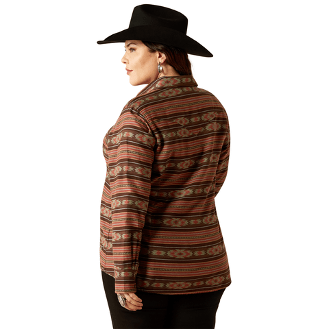 Ariat Women's Everyday Western Soft Silt Serape Print Long Sleeve Shirt - 10053884 - XXL