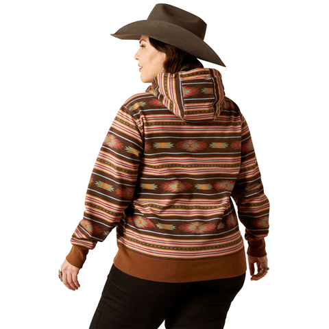 Ariat Women's Soft Silt Serape Print Skyline Hoodie - 10053957 - XXL