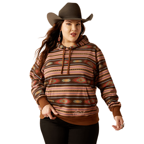 Ariat Women's Soft Silt Serape Print Skyline Hoodie - 10053957 - XXL